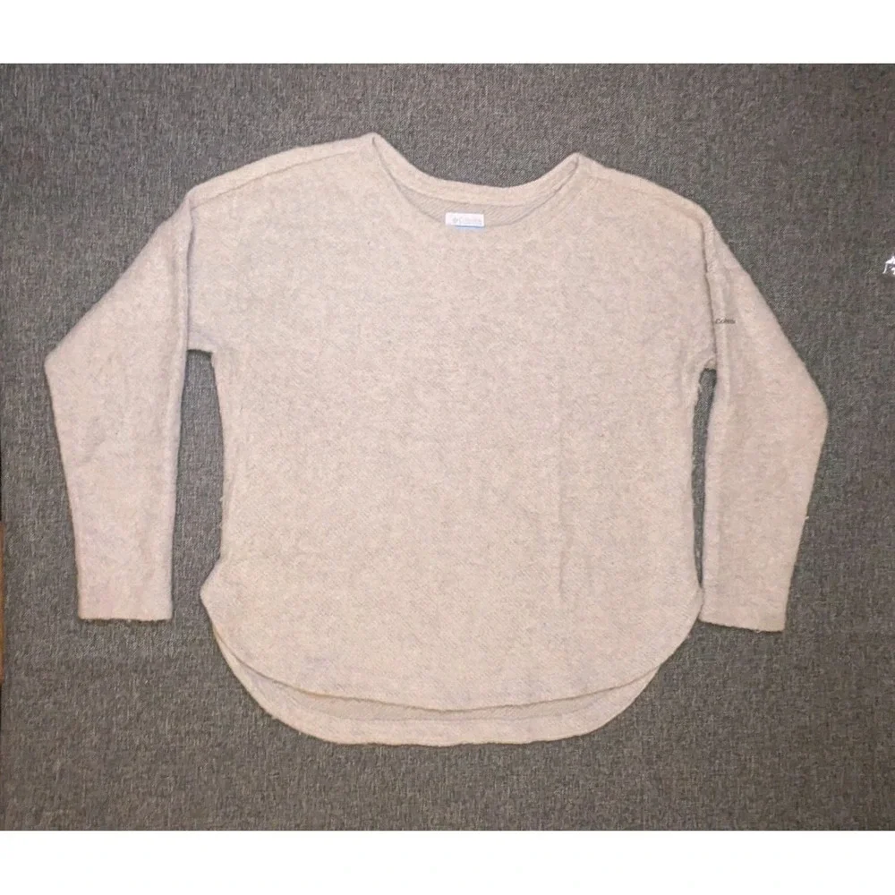 Columbia Wool Blend Pullover Crew neck  Sweater XL Gorpcore Long sleeve Shirt